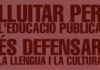 SANT JORDI | En defensa dels serveis públics, de la llengua catalana i dels pobles que resisteixen
